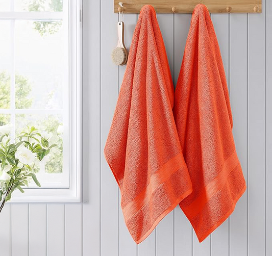 4 Piece Towel set-Tiger Lily