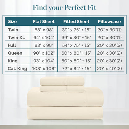 450 Thread Count Cotton Sheet Set cp-gallery: color=Ivory