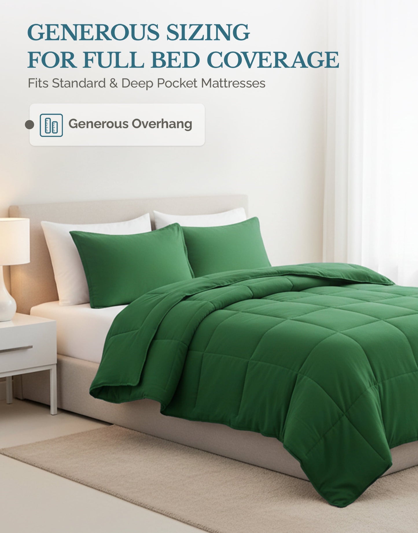 Down-Alternative Comforter cp-gallery: color=Olive Green