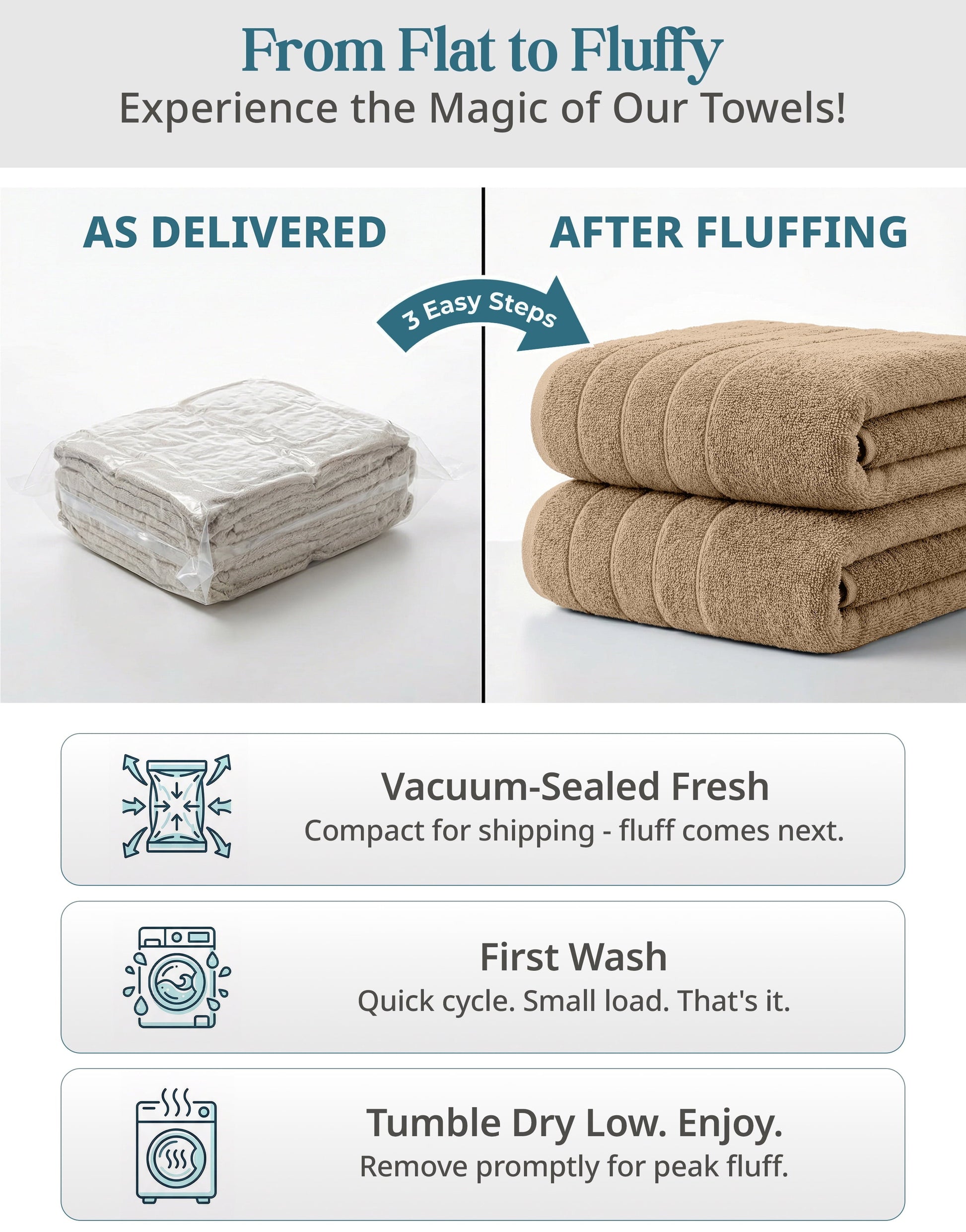 24-Piece Cotton Bath Towel Set