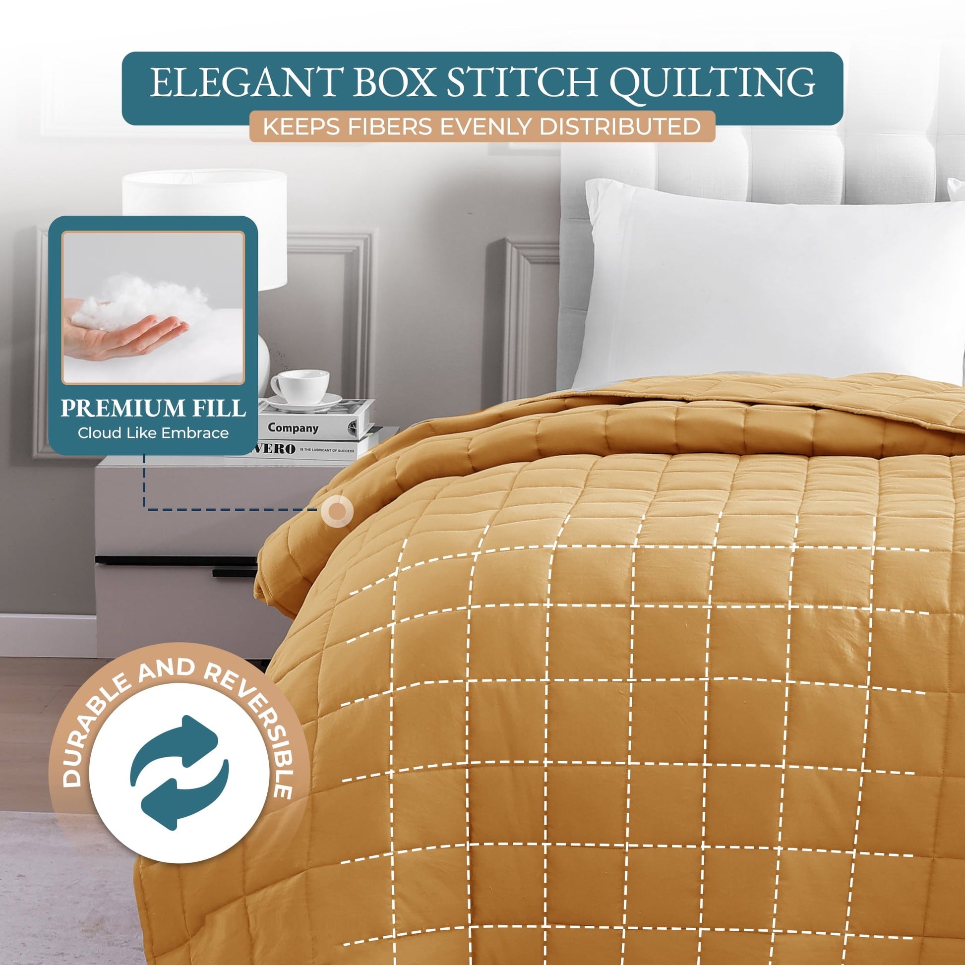 Quilted Bed Blanket