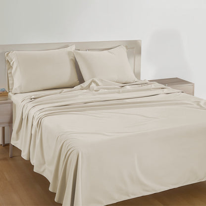 Percale Cotton Sheet Set cp-gallery: color=Glacier Grey