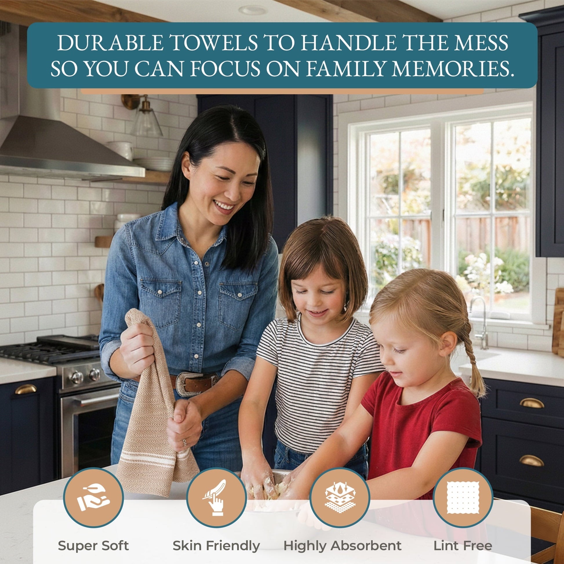 Herringbone Kitchen Towel Set