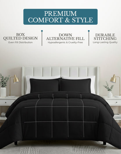 Down-Alternative Comforter cp-gallery: color=Black