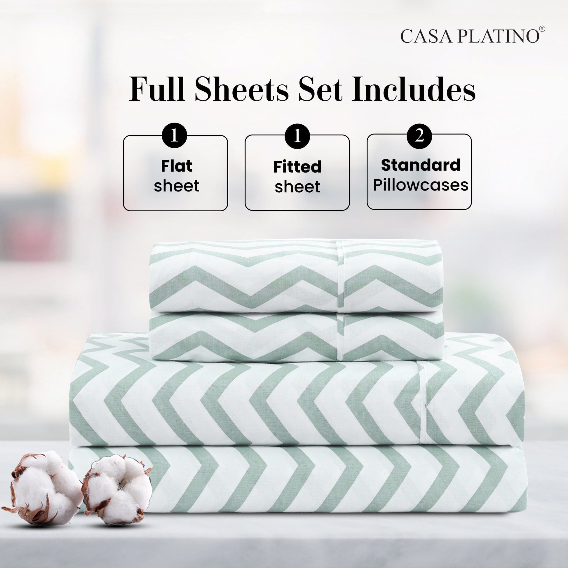 Percale Cotton Sheet Set