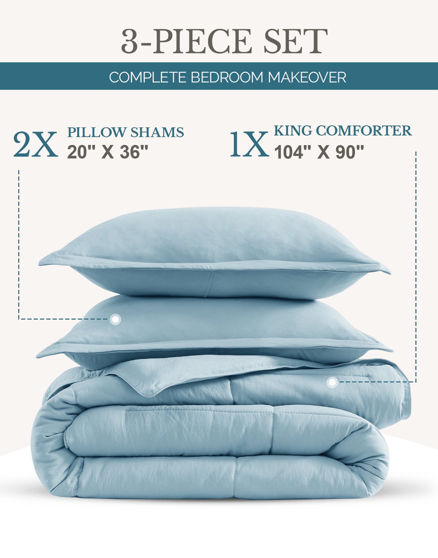 Down-Alternative Comforter cp-gallery: color=French Blue