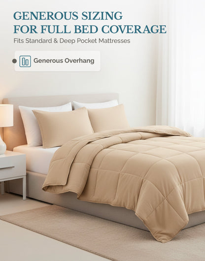 Down-Alternative Comforter cp-gallery: color=Beige