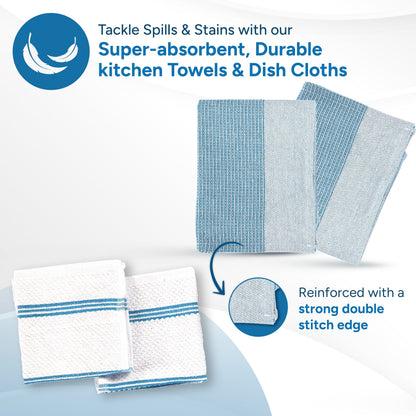 Kitchen Set - Oven Mitts, Pot Holders & Towels cp-gallery: color=Cornflower; size=8 Piece Set