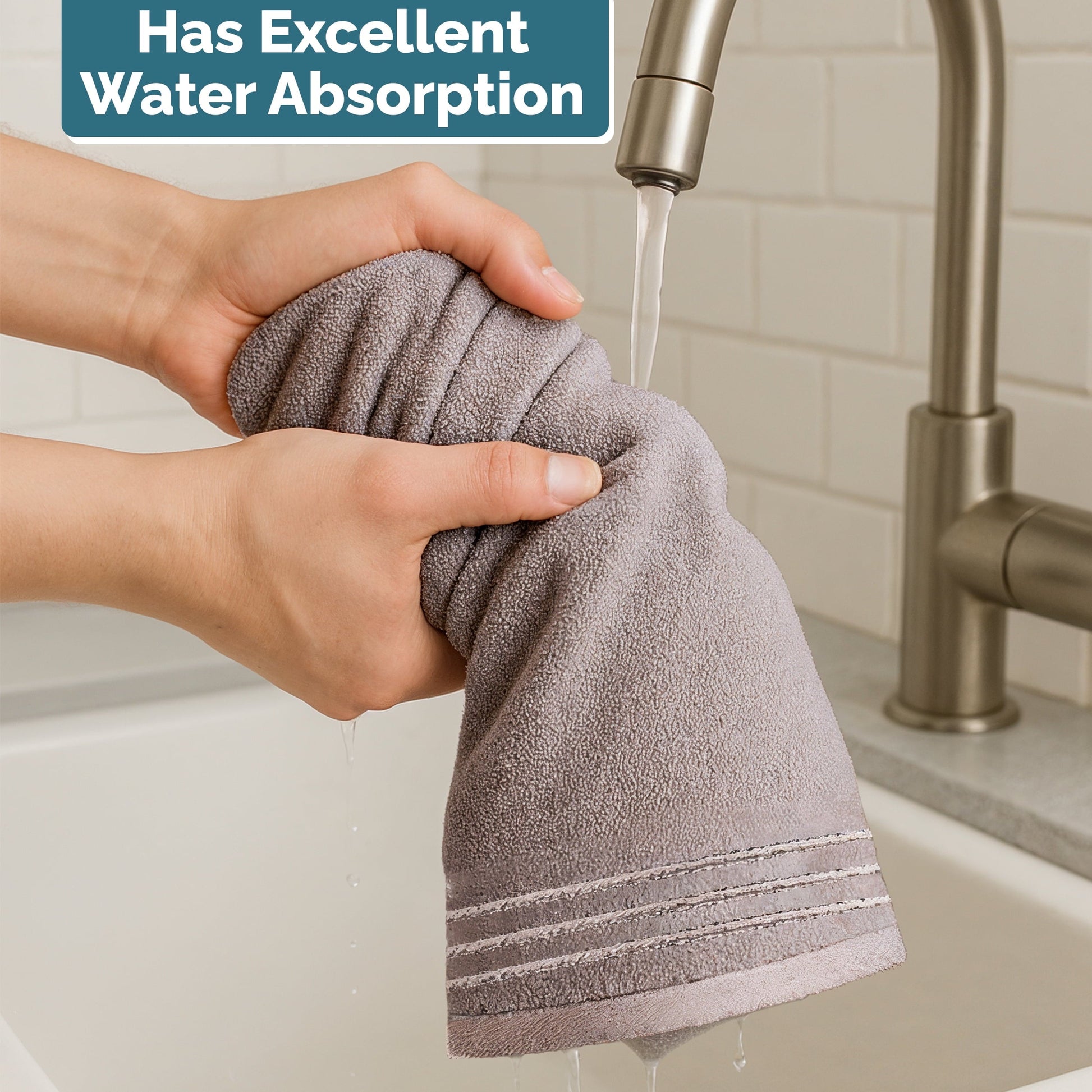 4-Piece Cotton Hand Towels Set