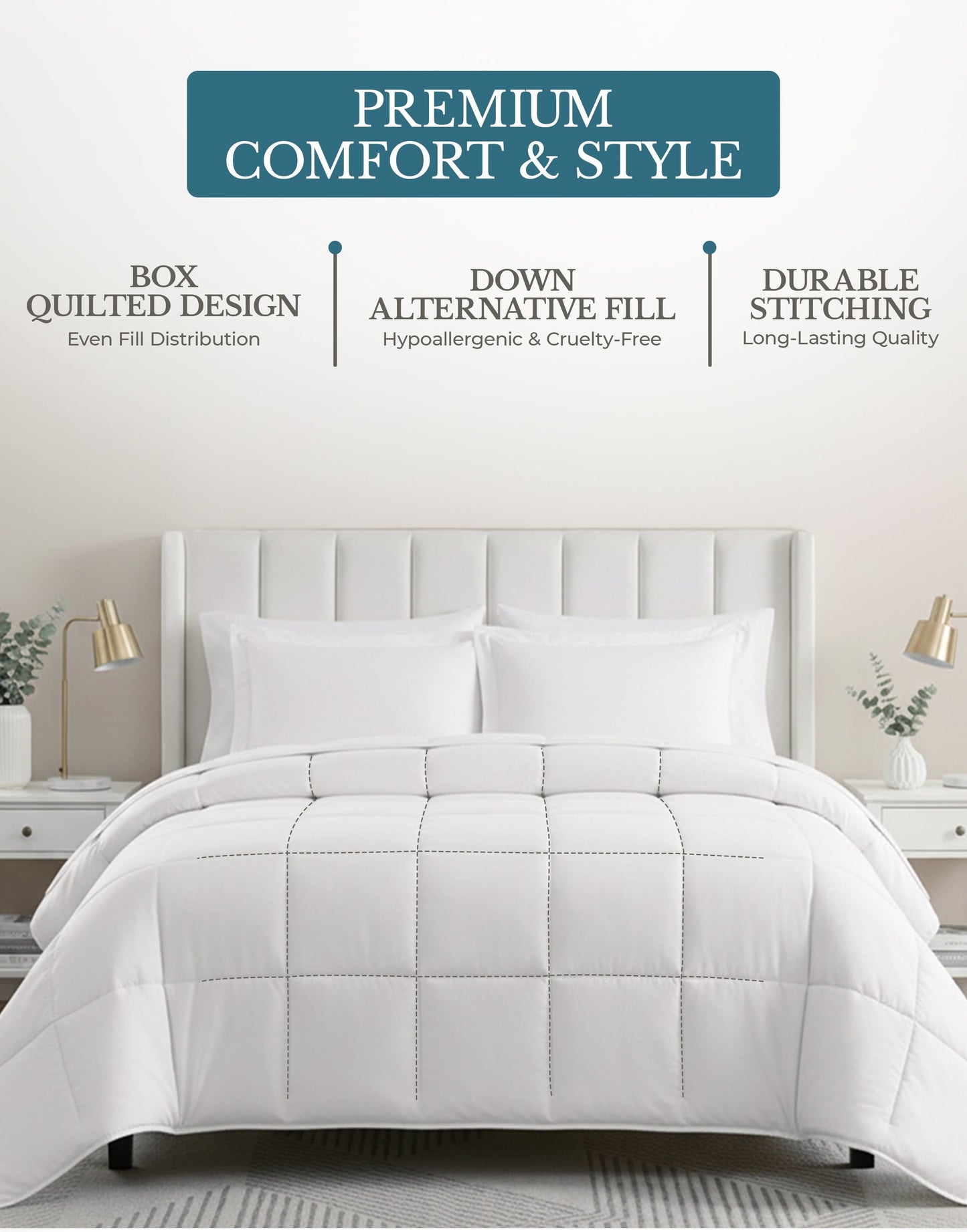 Down-Alternative Comforter cp-gallery: color=White