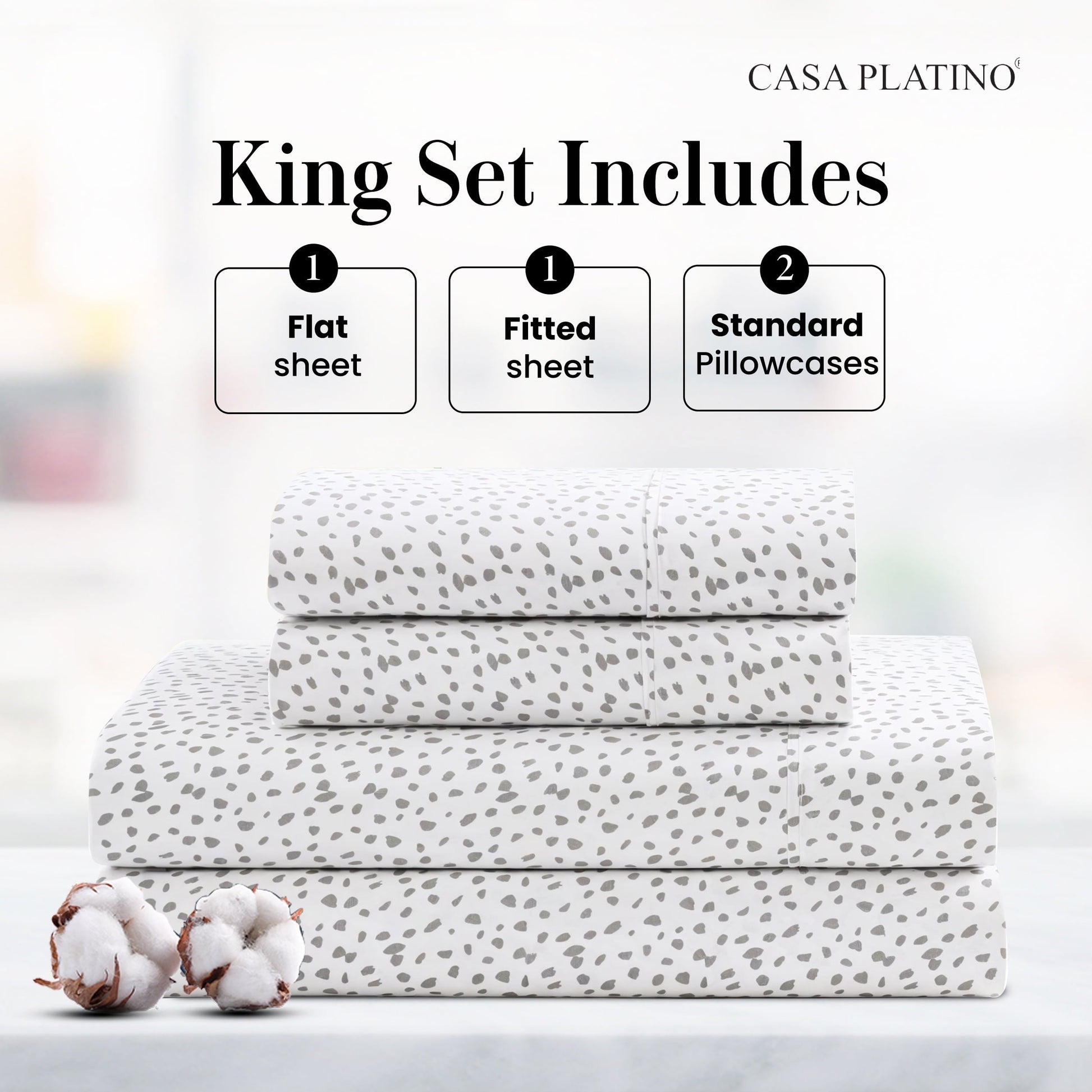 Percale Cotton Sheet Set