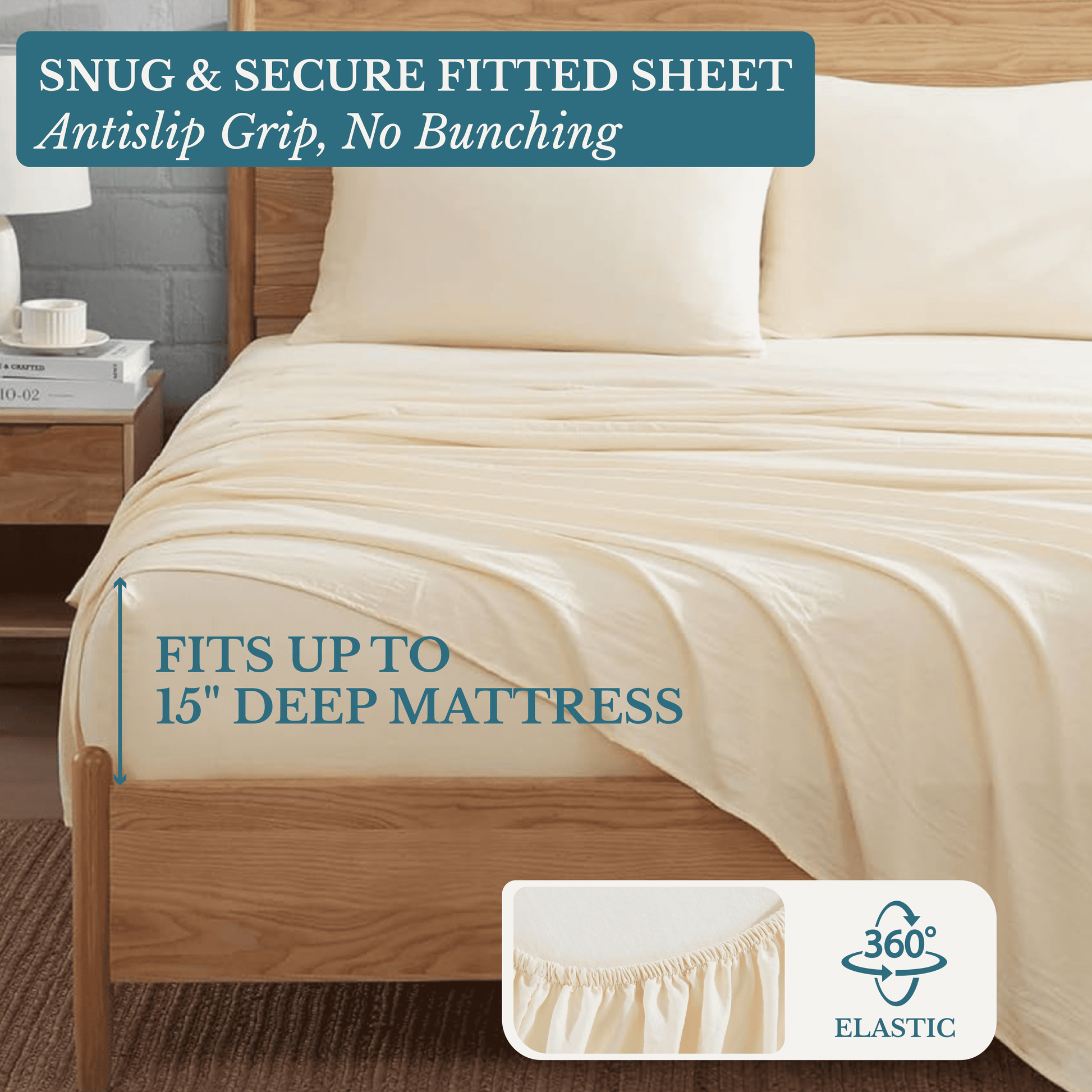 Washed Microfiber Sheet Set