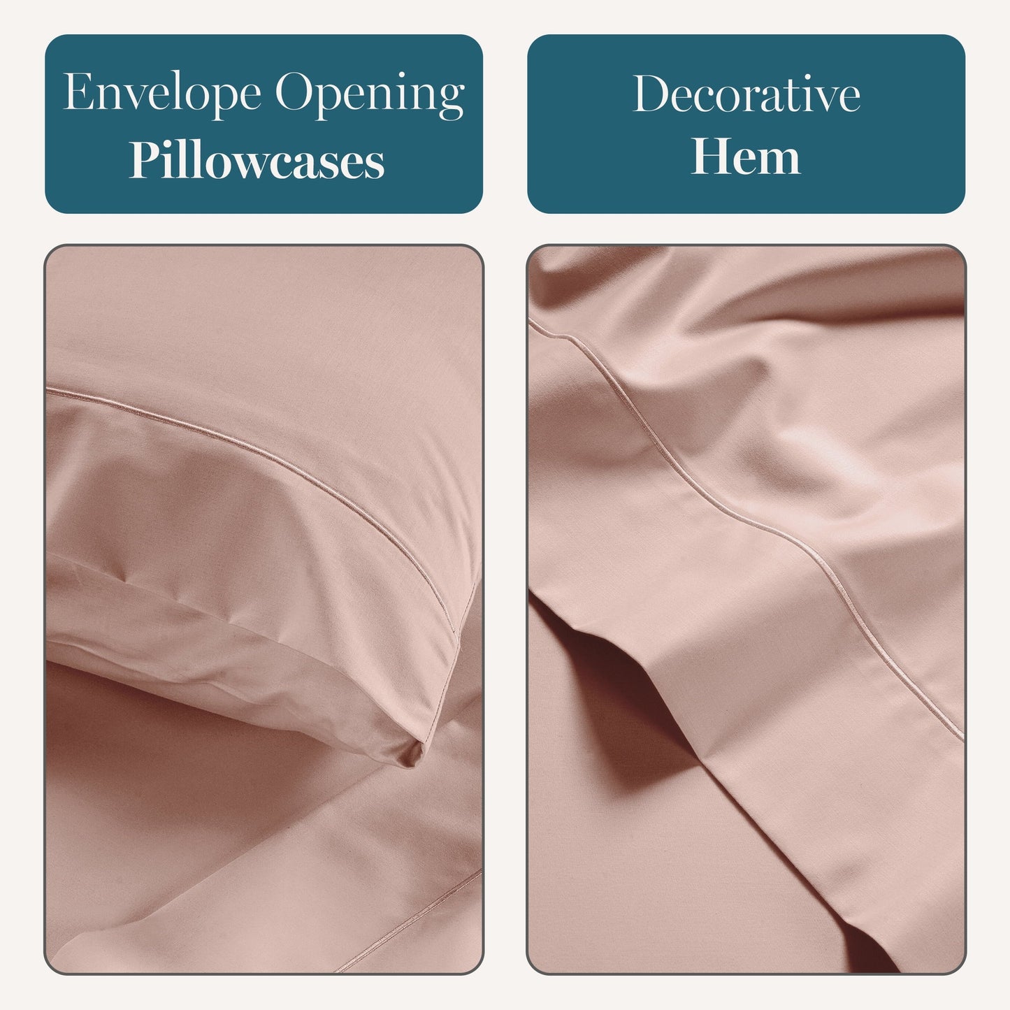 1000 Thread Count Egyptian Cotton Sheet Set cp-gallery: color=Sepia Rose; size=Full