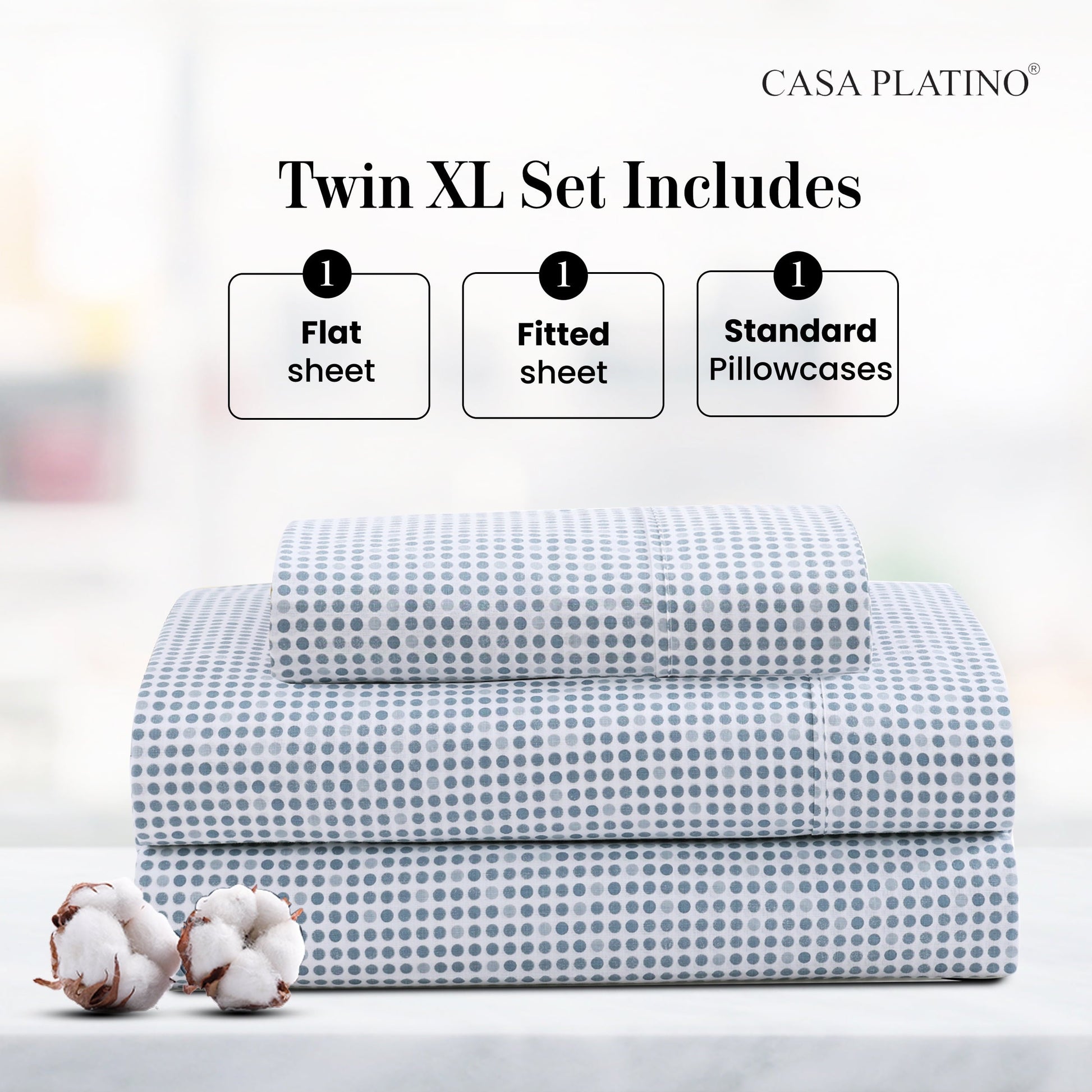 Percale Cotton Sheet Set