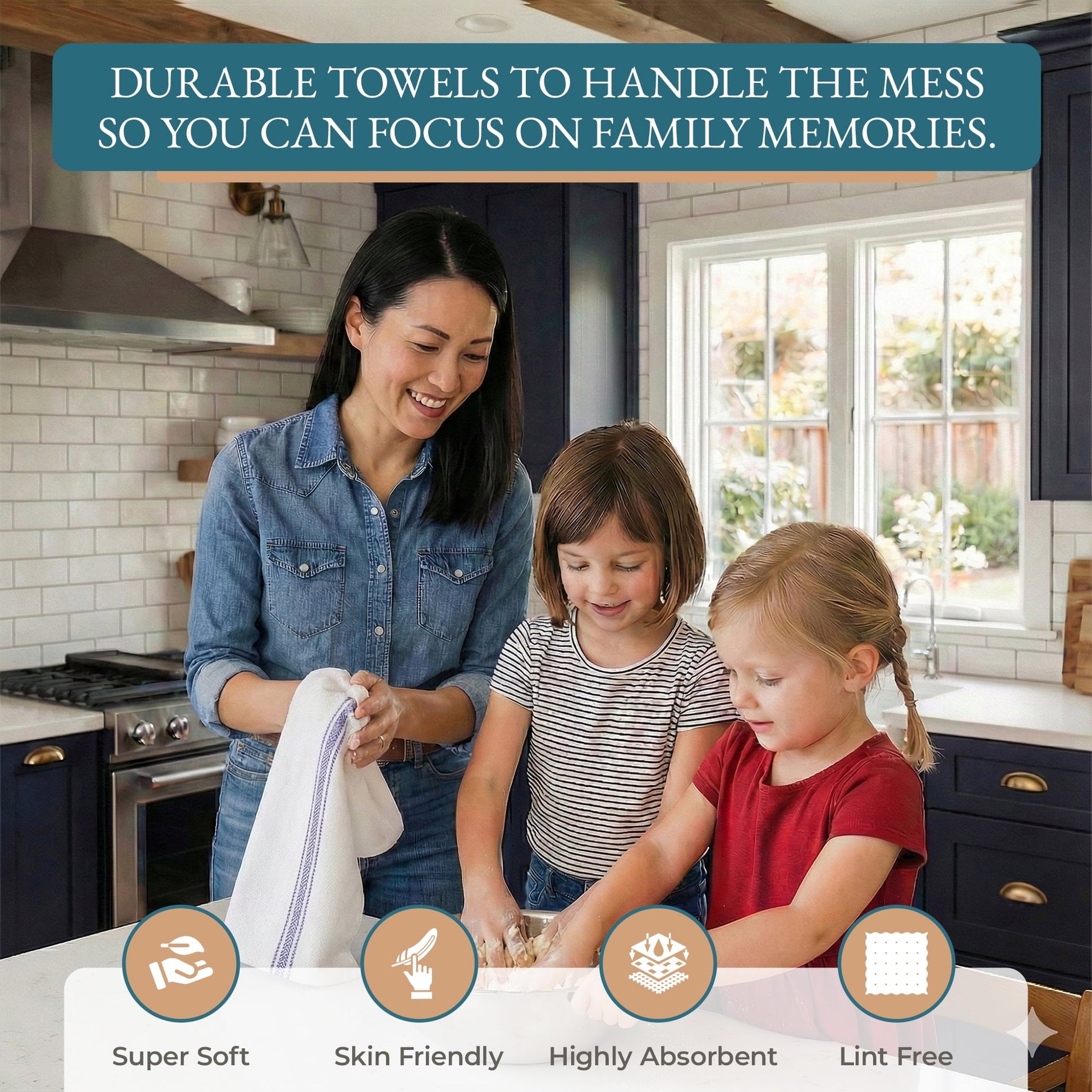 Herringbone Kitchen Towel Set