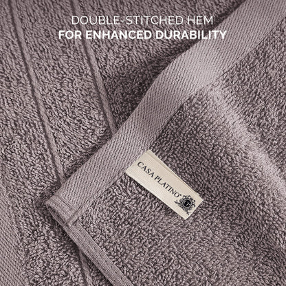 6-Piece Cotton Washcloths Set cp-gallery: color=Platinum; size=6 Piece Set