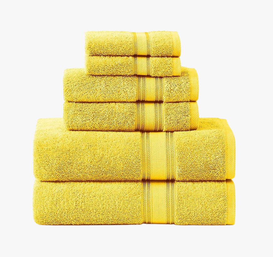 6 Piece Towel set-Mimosa