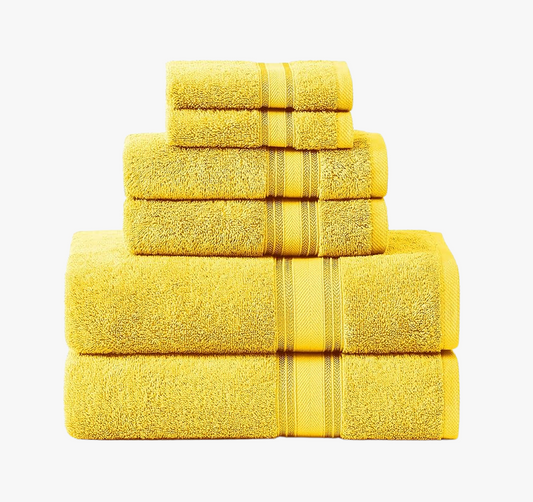 6 Piece Towel set-Mimosa