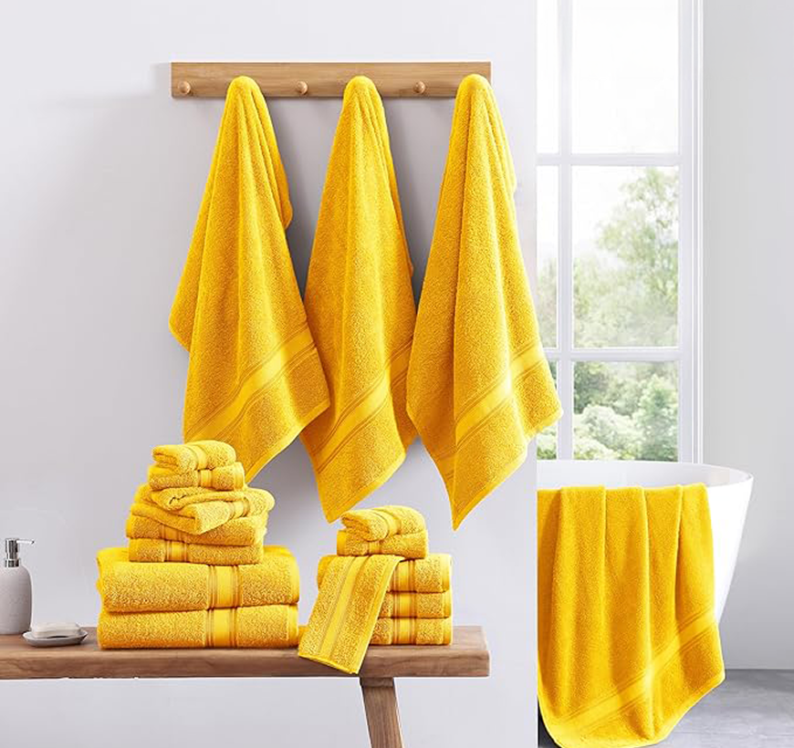 6 Piece Towel set-Mimosa
