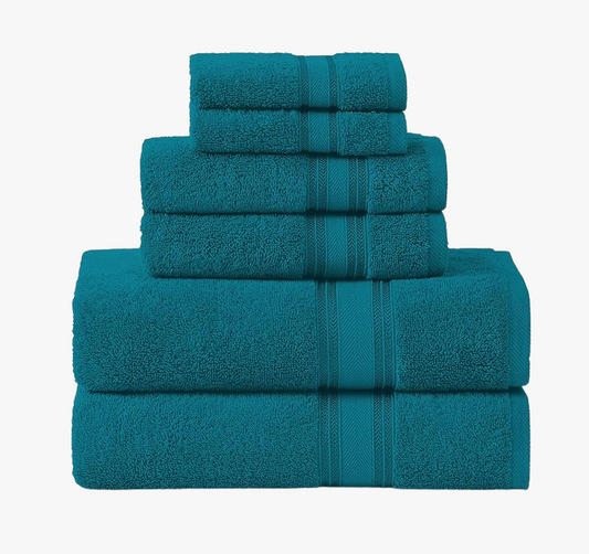 6 Piece Towel set- Seaport