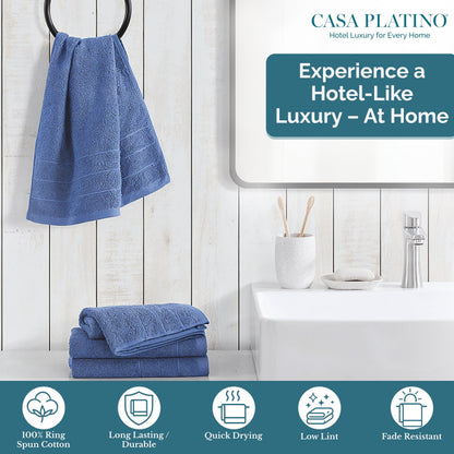 4-Piece Cotton Hand Towels Set cp-gallery: color=Allure; size=4 Piece Set