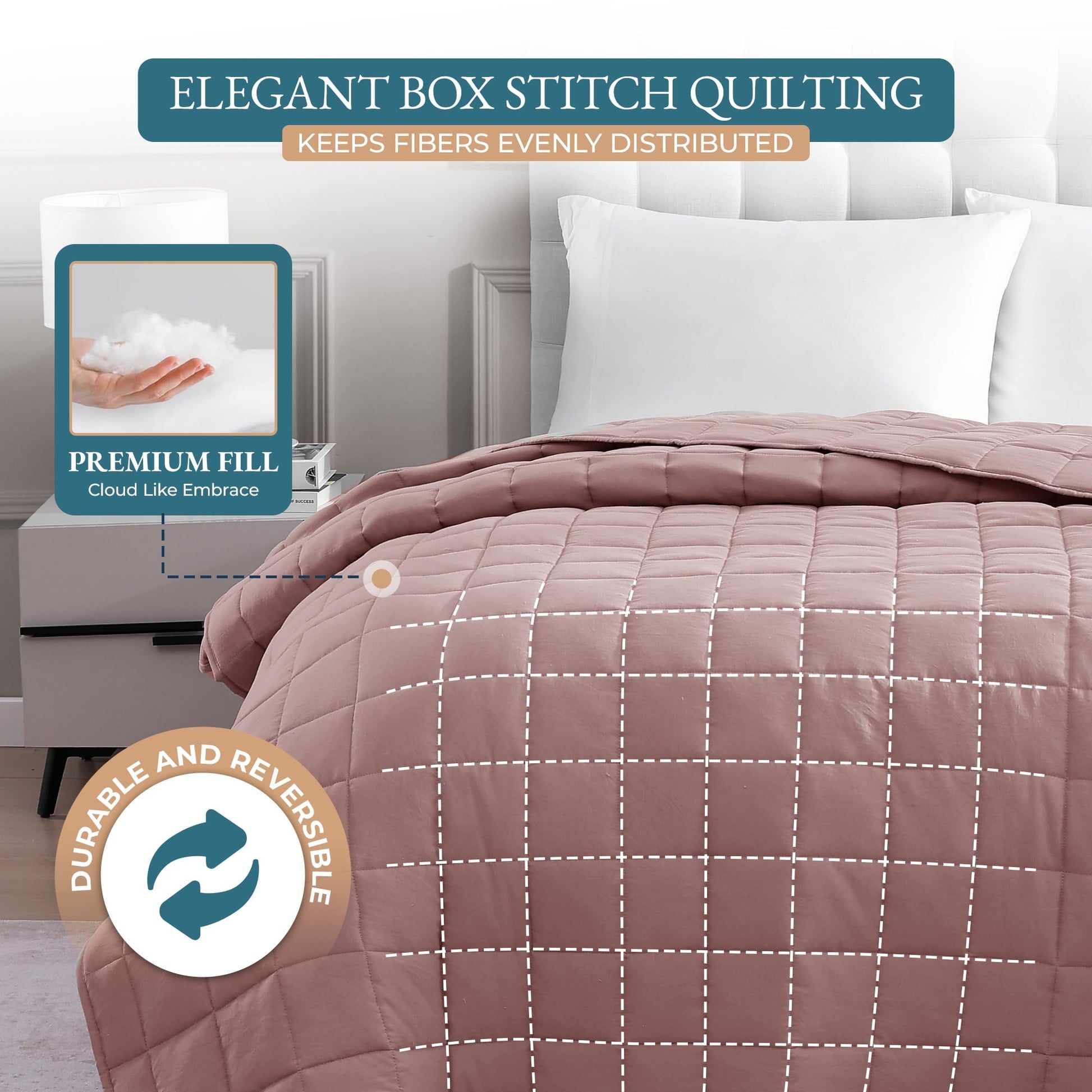 Quilted Bed Blanket