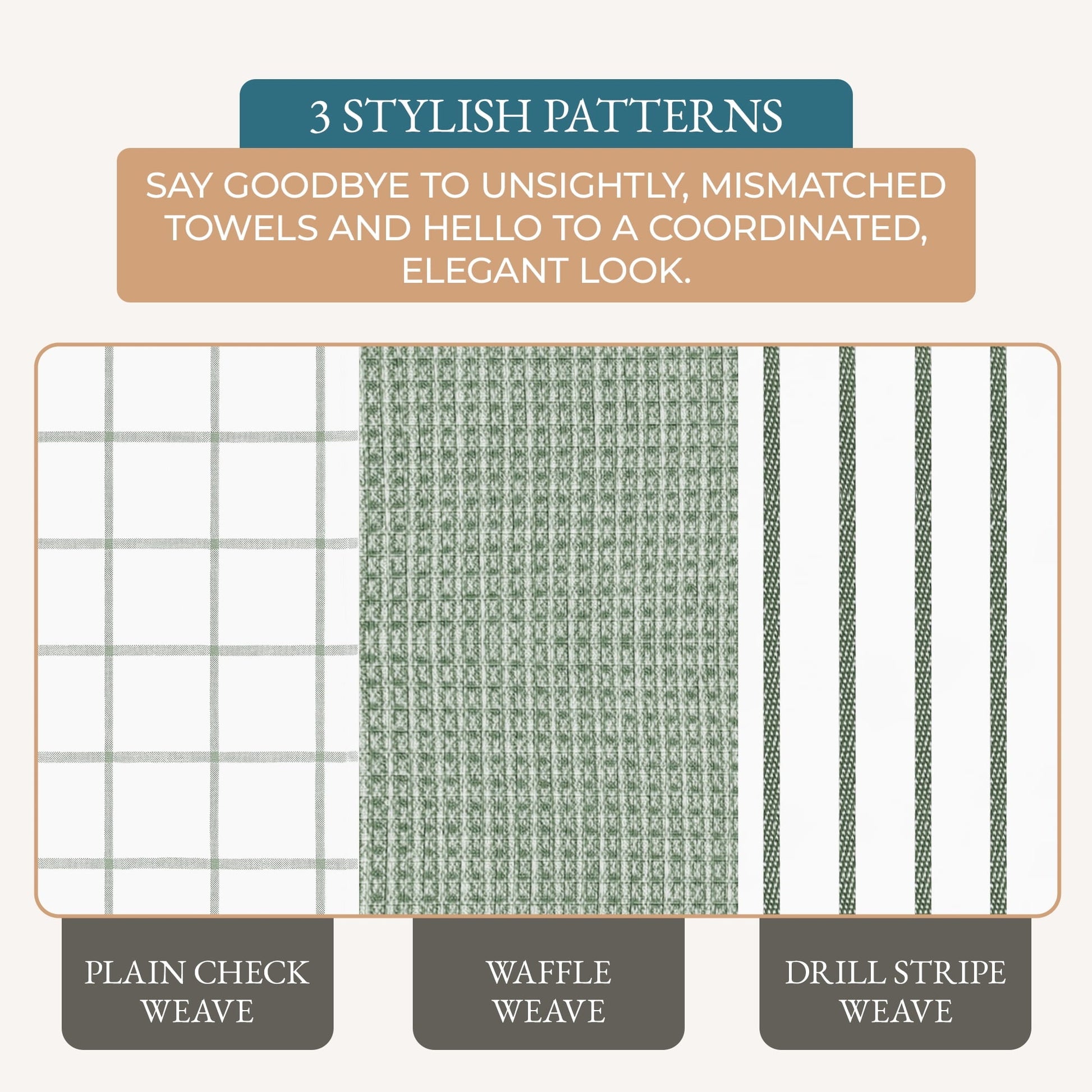 Multi-Weave Kitchen Towel Set