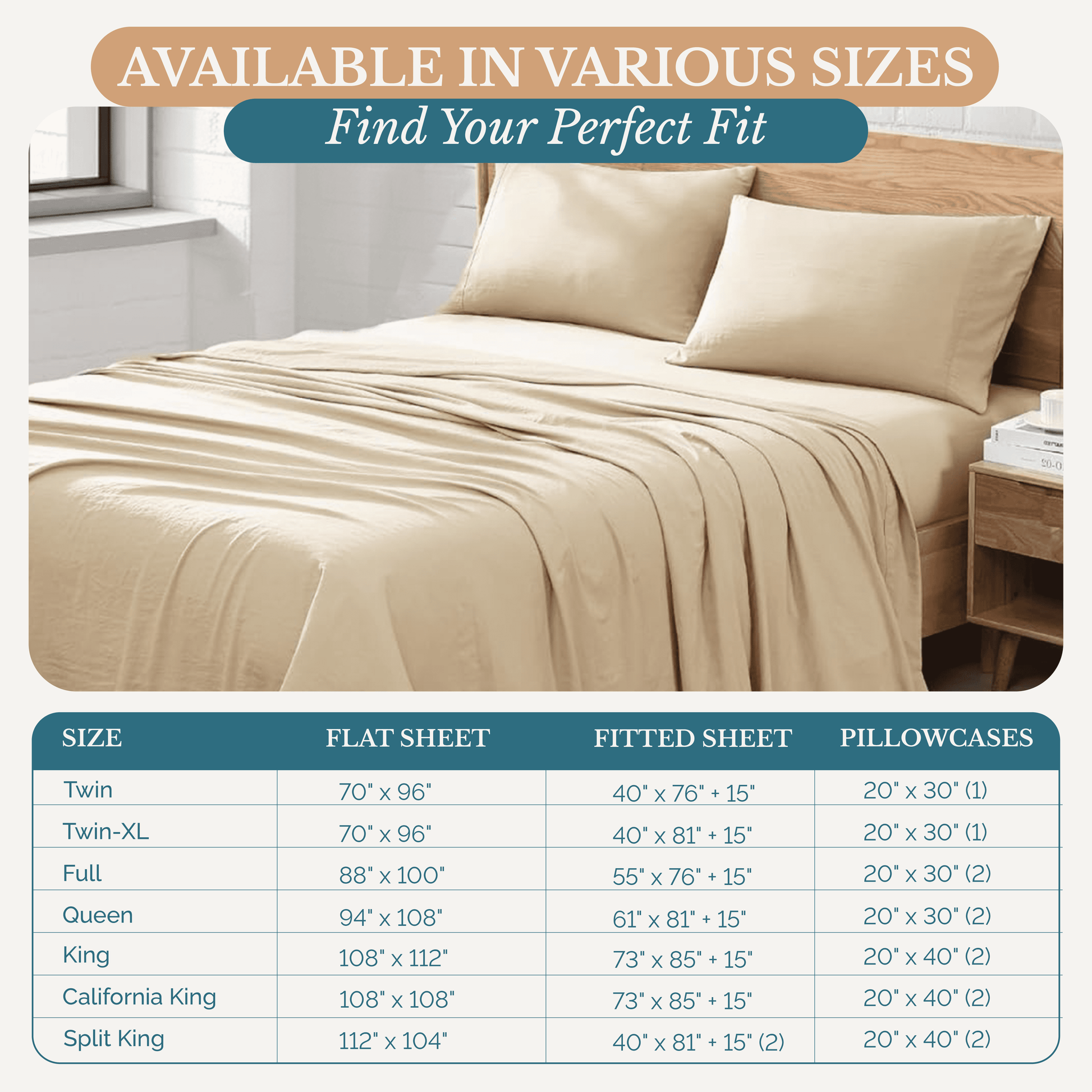 Washed Microfiber Sheet Set
