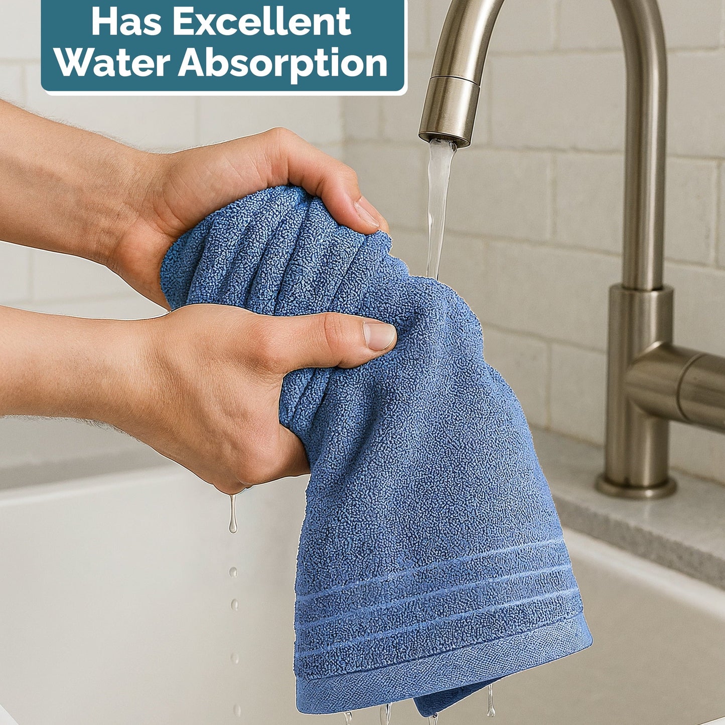 4-Piece Cotton Hand Towels Set cp-gallery: color=Allure; size=4 Piece Set