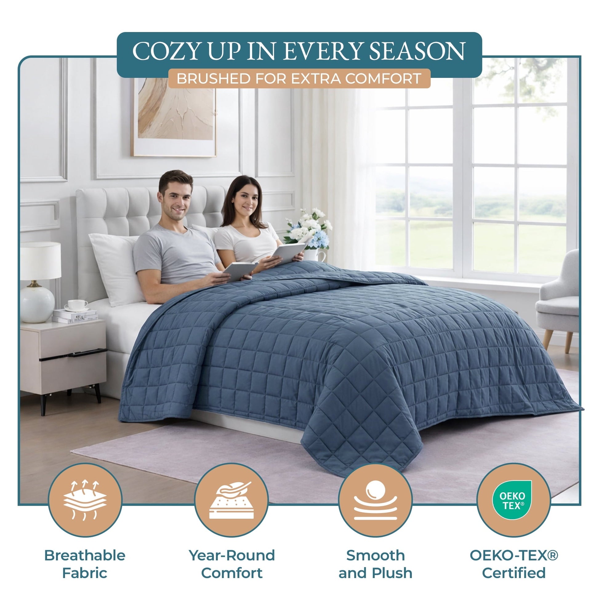Quilted Bed Blanket