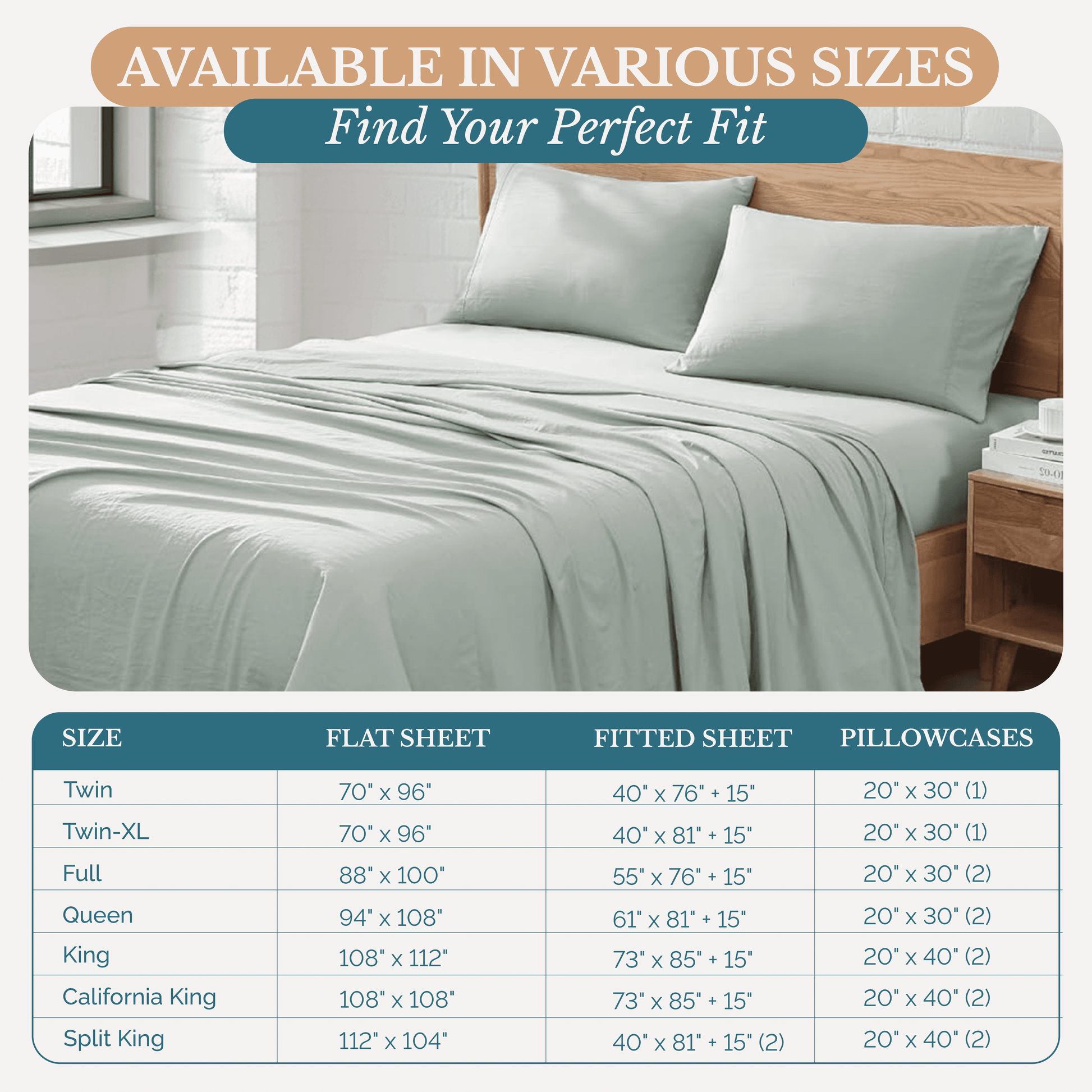 Washed Microfiber Sheet Set