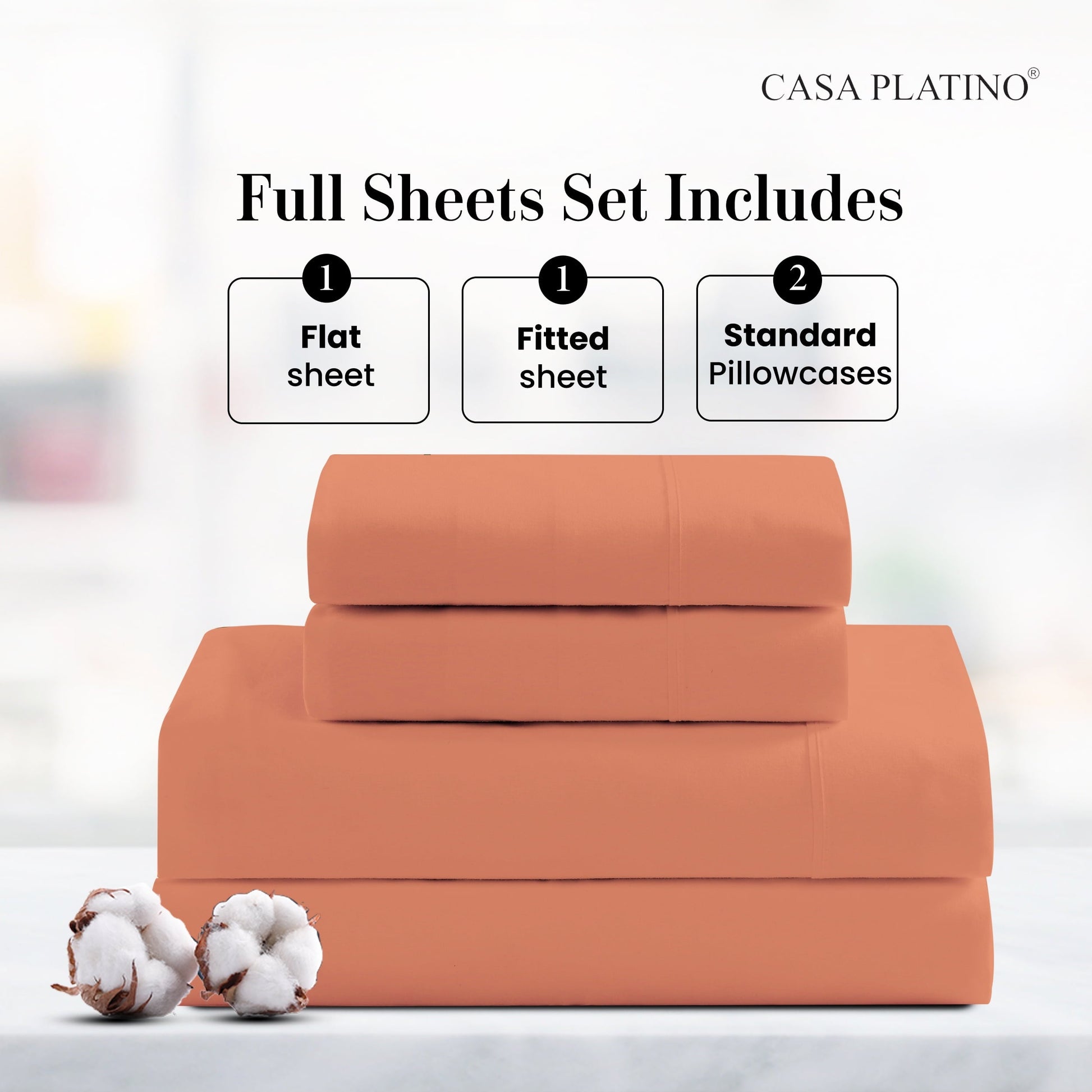 Percale Cotton Sheet Set
