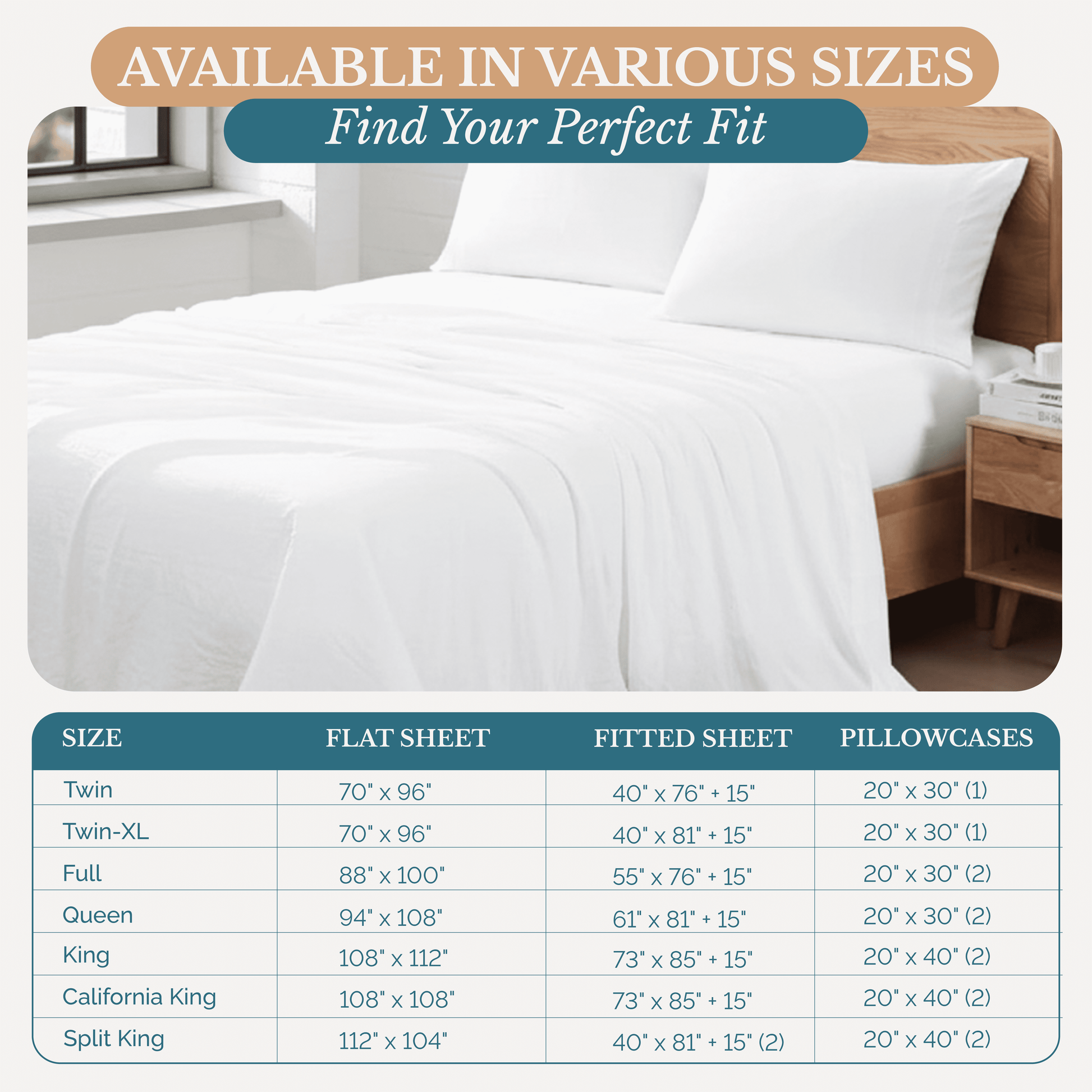 Washed Microfiber Sheet Set
