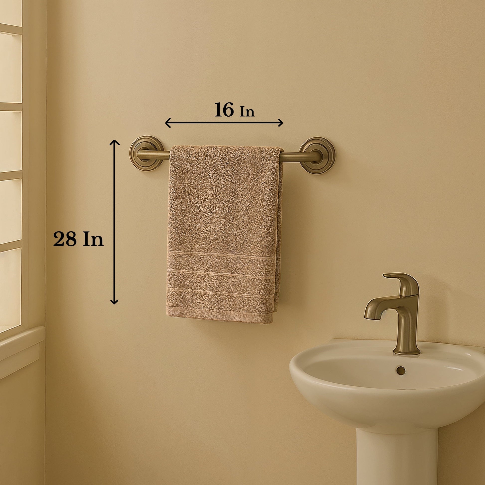 6-Piece Cotton Hand Towels Set