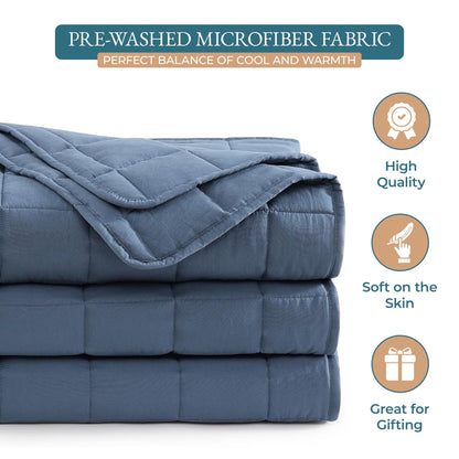 Quilted Bed Blanket cp-gallery: color=Estate Blue