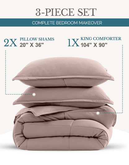 Down-Alternative Comforter cp-gallery: color=Sepia Rose