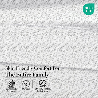 450 Thread Count Cotton Sheet Set cp-gallery: color=Misty Dot