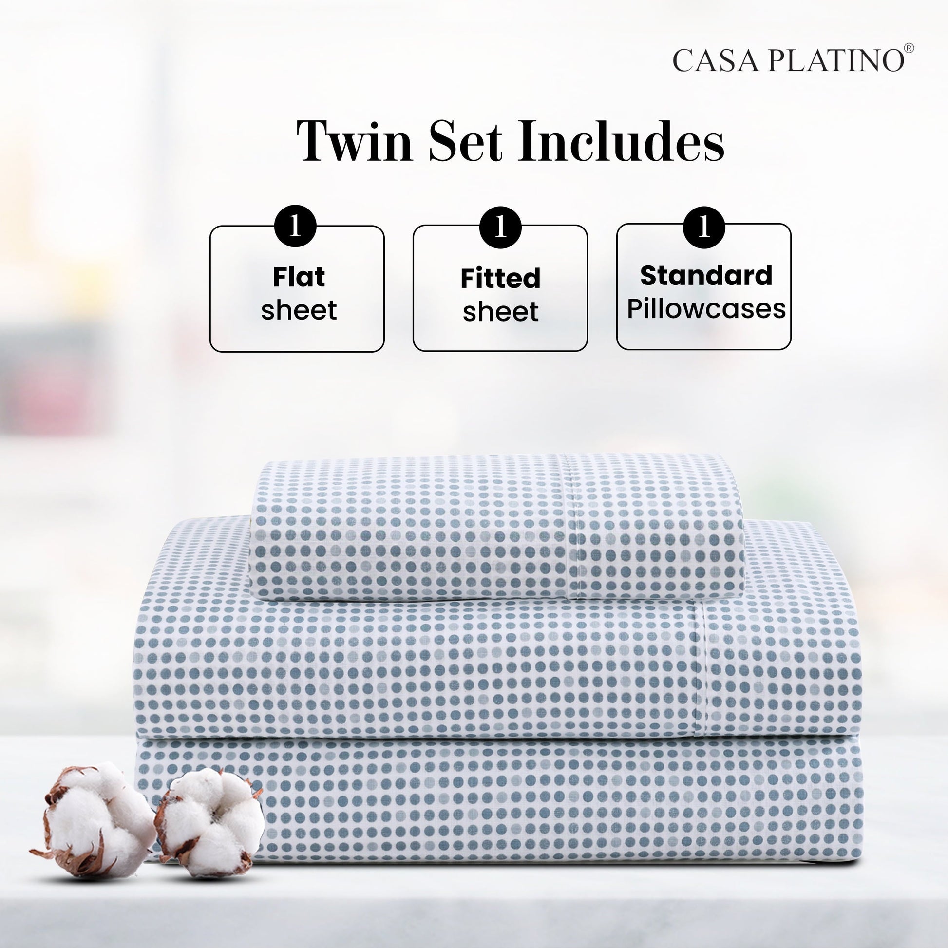 Percale Cotton Sheet Set