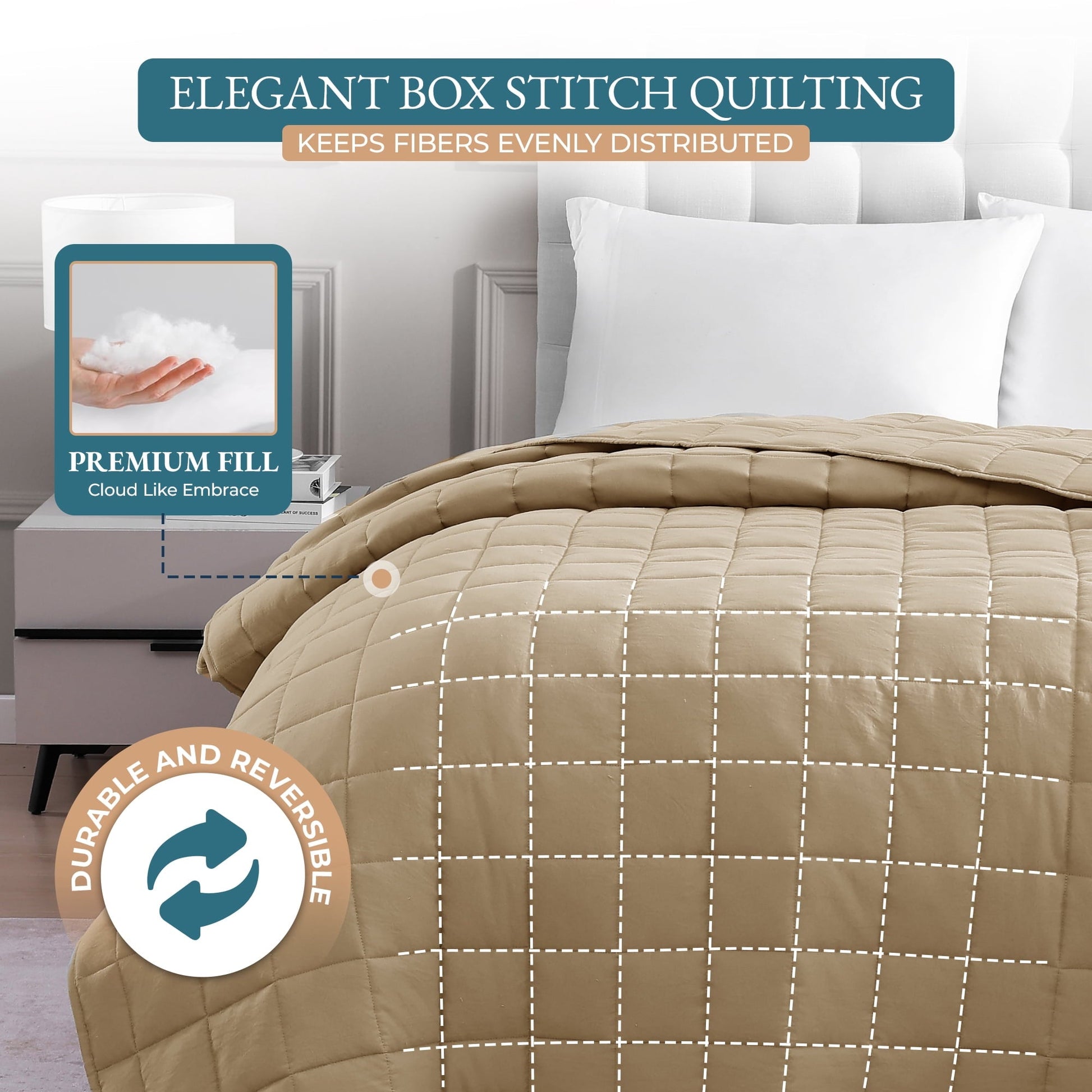 Quilted Bed Blanket