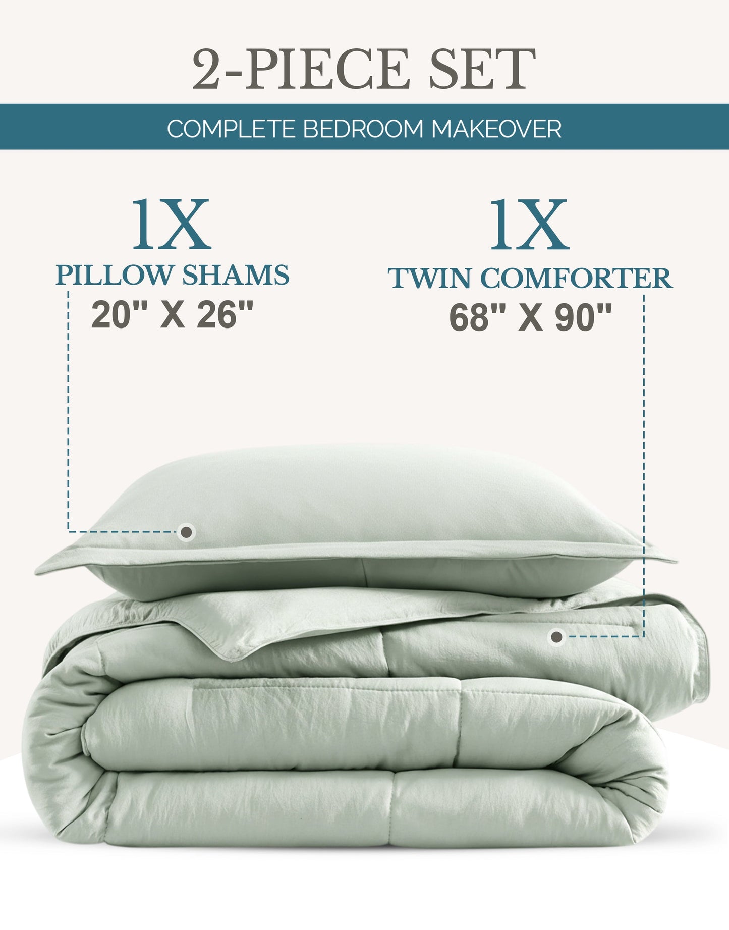 Down-Alternative Comforter cp-gallery: color=Mineral; size=Twin