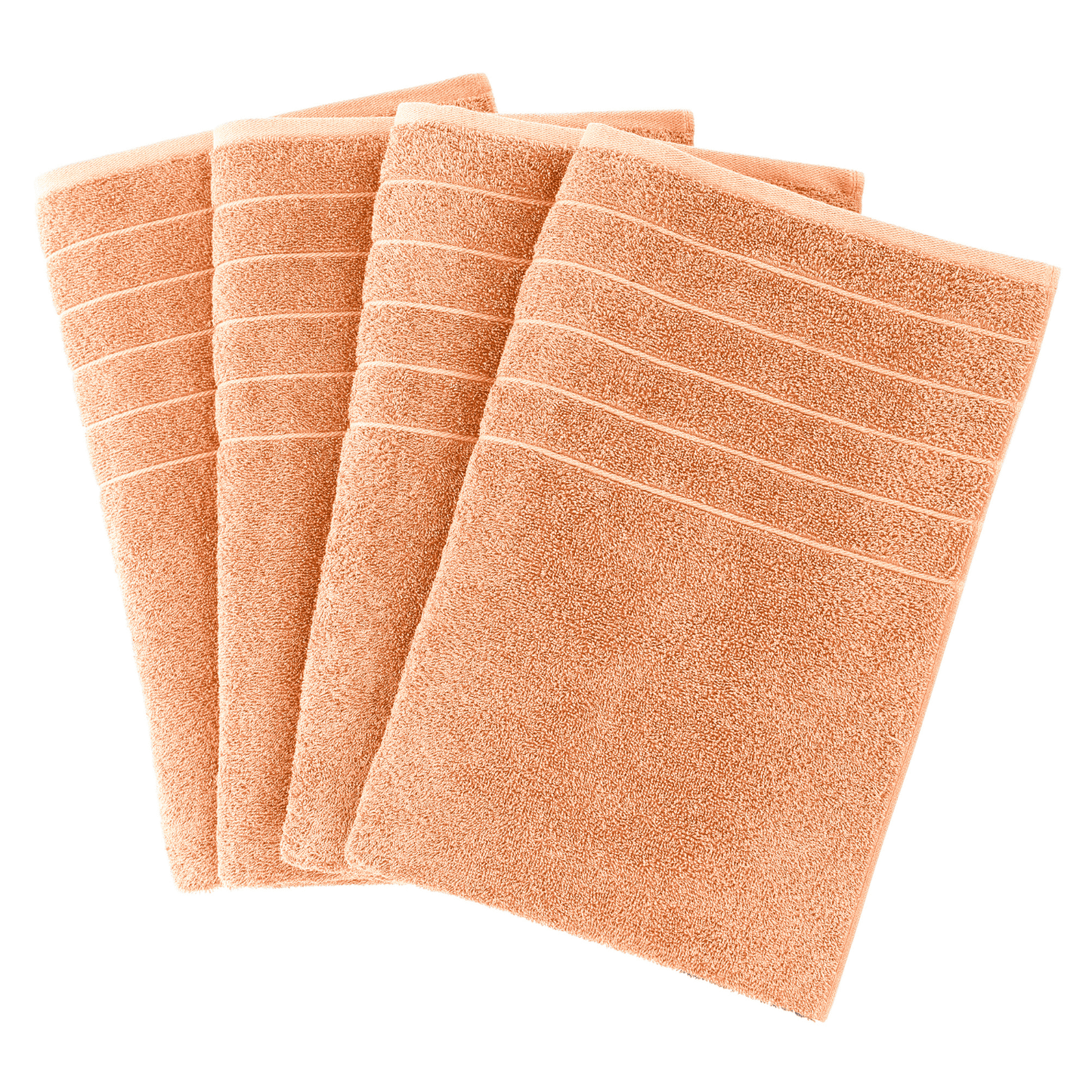 4-Piece Oversized Bath Sheets Set cp-gallery: color=Peach Fuzz; size=4 Piece Set