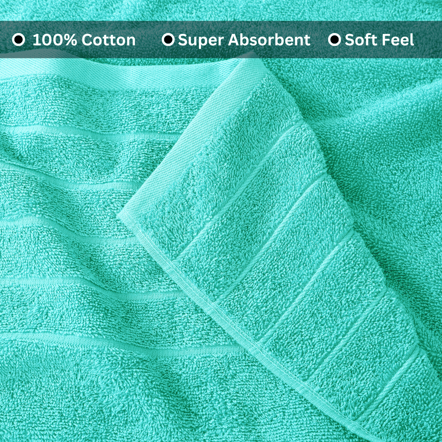 2-Piece Cotton Bath Towels Set cp-gallery: color=Aqua Sky; size=2 Piece Set