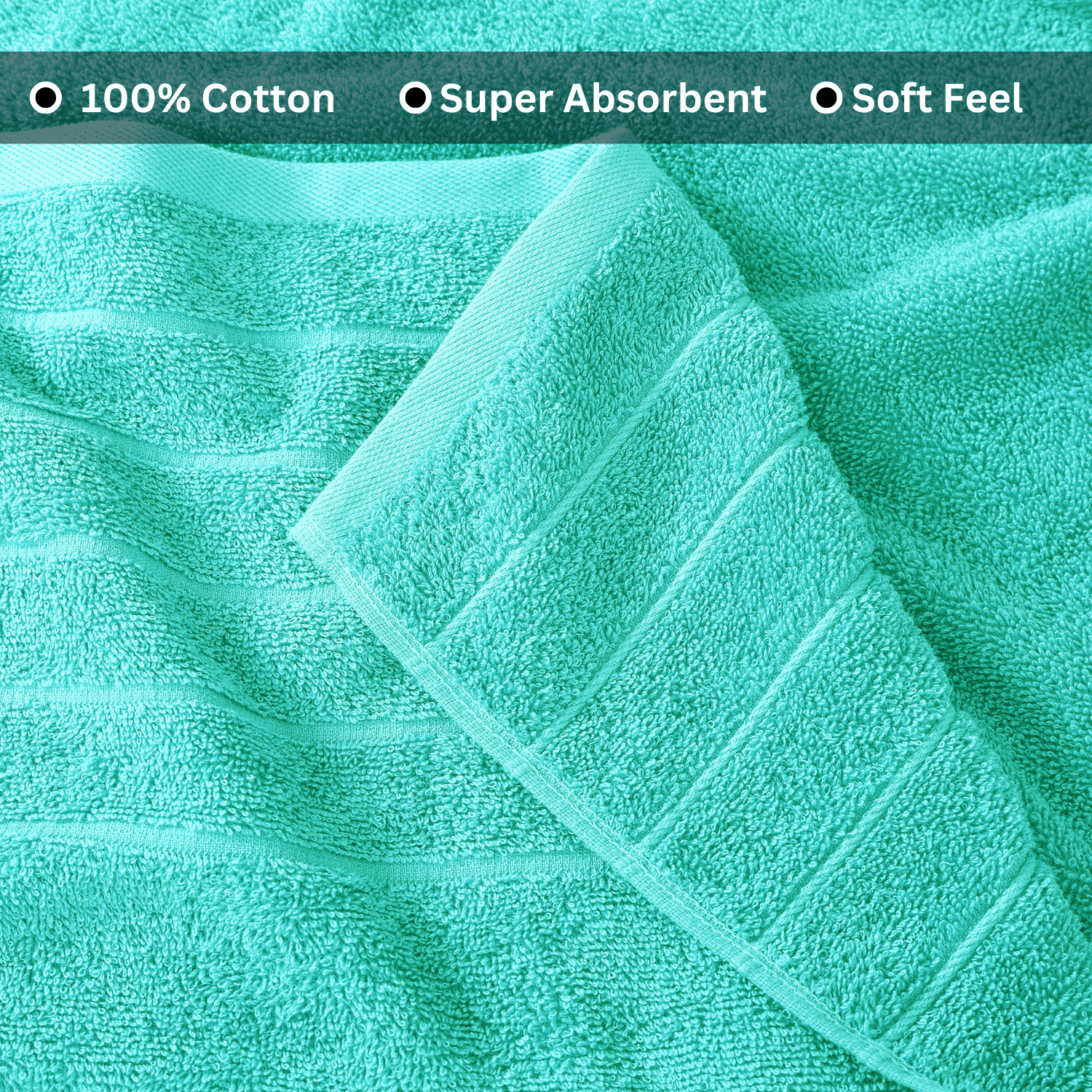 2-Piece Cotton Bath Towels Set