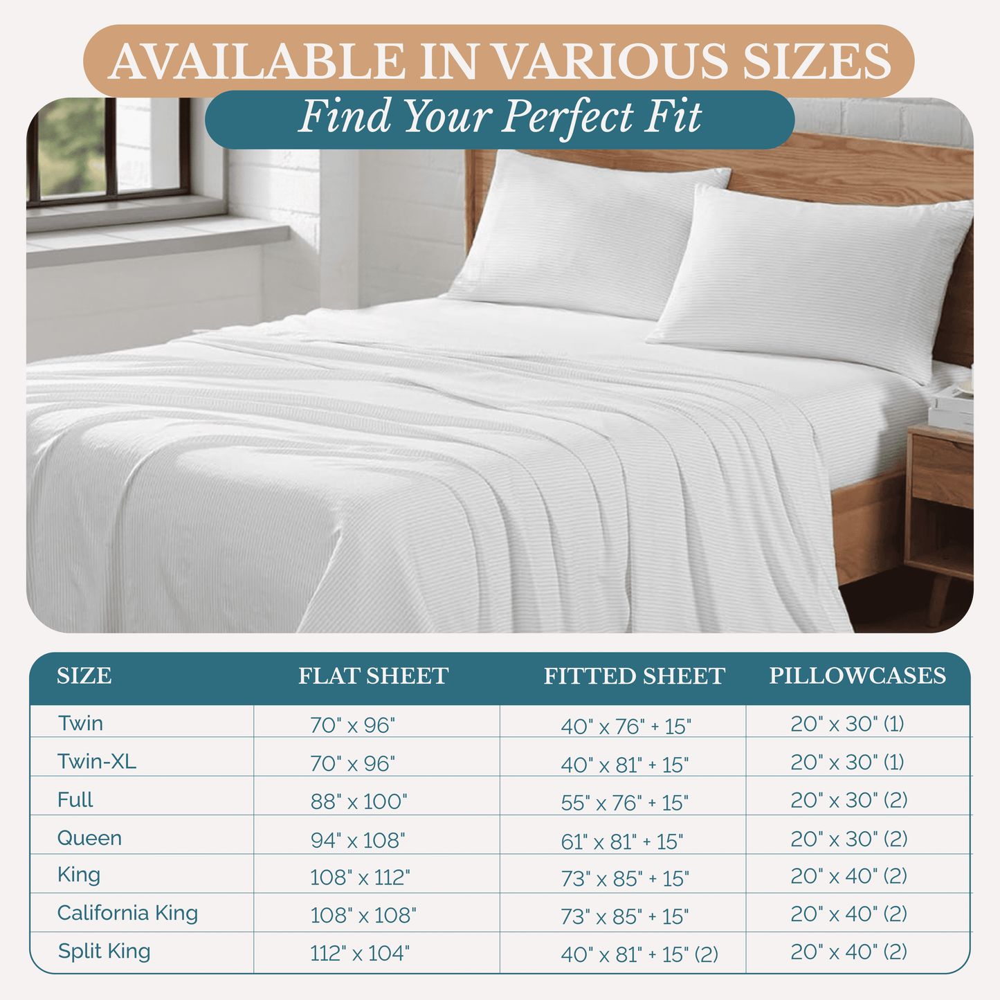 Washed Microfiber Sheet Set cp-gallery: color=Stripe Silver; size=Split King