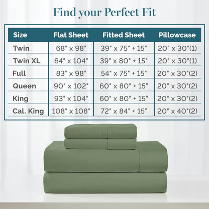 450 Thread Count Cotton Sheet Set cp-gallery: color=Icebery Green