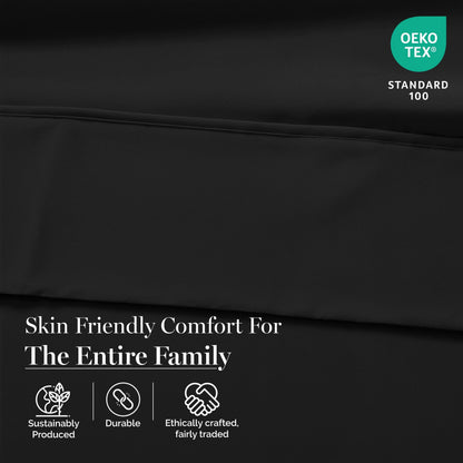 450 Thread Count Cotton Sheet Set cp-gallery: color=Black