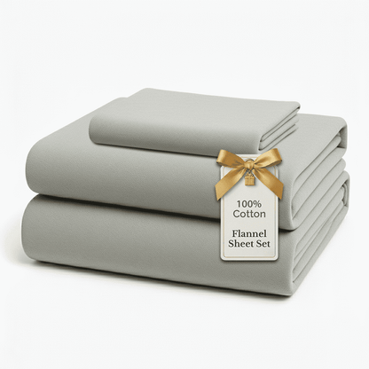 Flannel Sheet Set cp-gallery: color=Mineral; size=Twin-XL