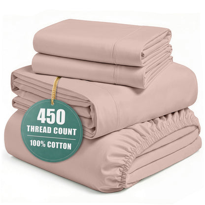 450 Thread Count Cotton Sheet Set cp-gallery: color=Sepia Rose; size=Full