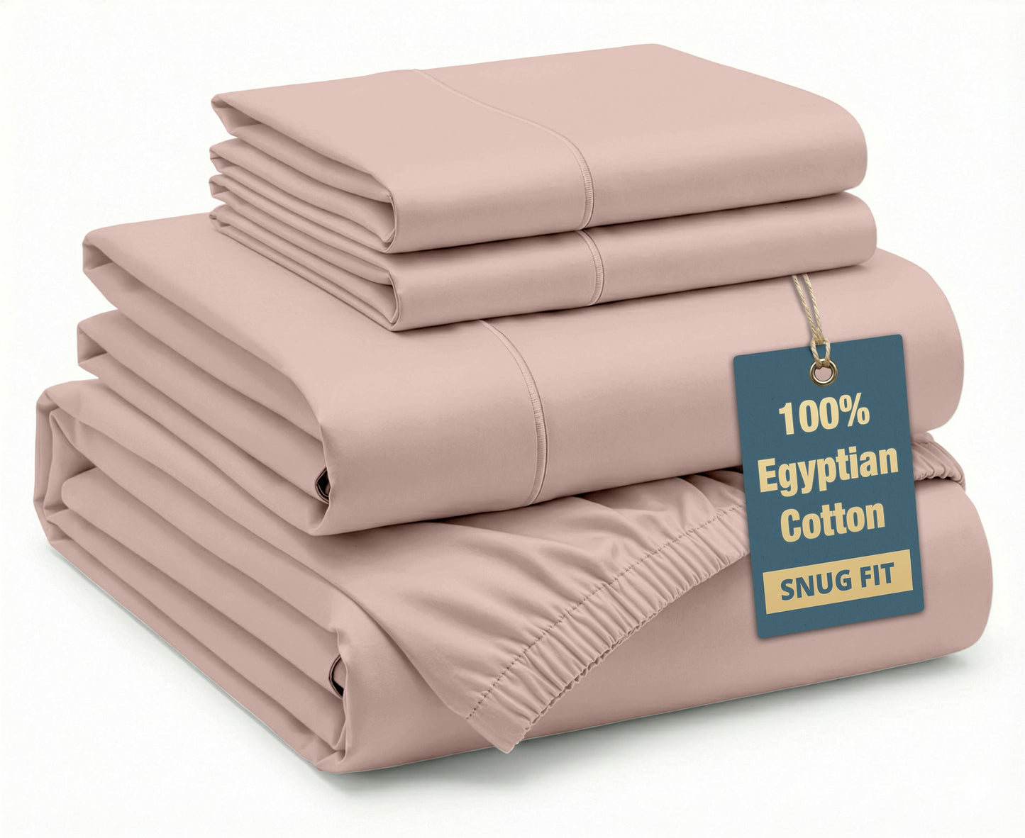 1000 Thread Count Egyptian Cotton Sheet Set cp-gallery: color=Sepia Rose; size=Full