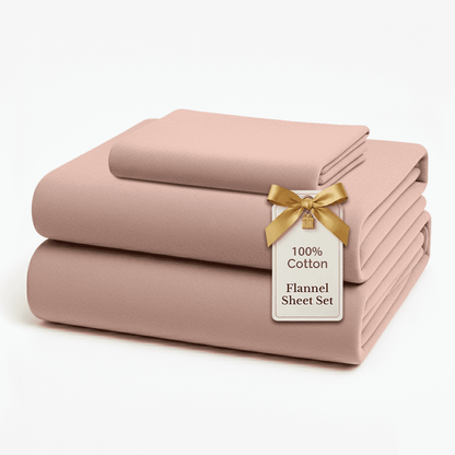 Flannel Sheet Set cp-gallery: color=Sepia Rose; size=Twin